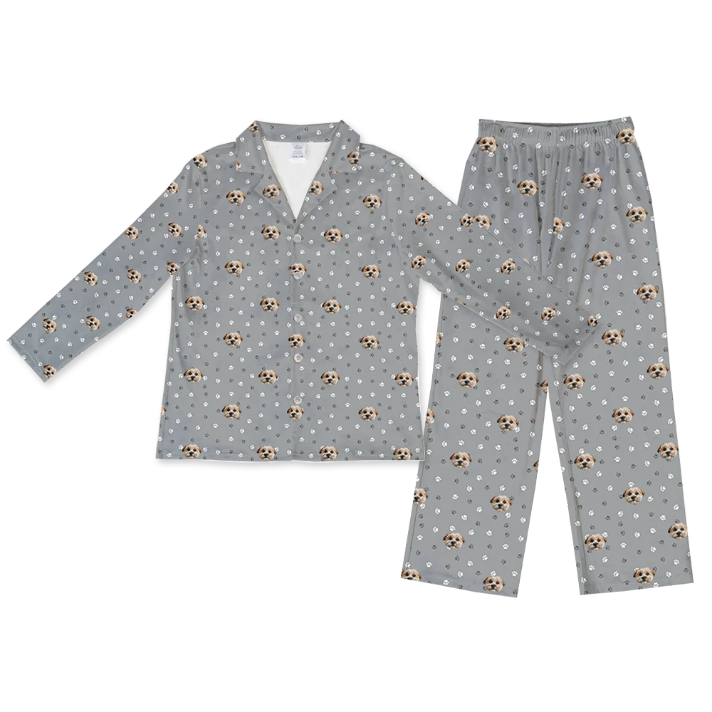 Adult Custom Pet Face Pajamas - Image 53
