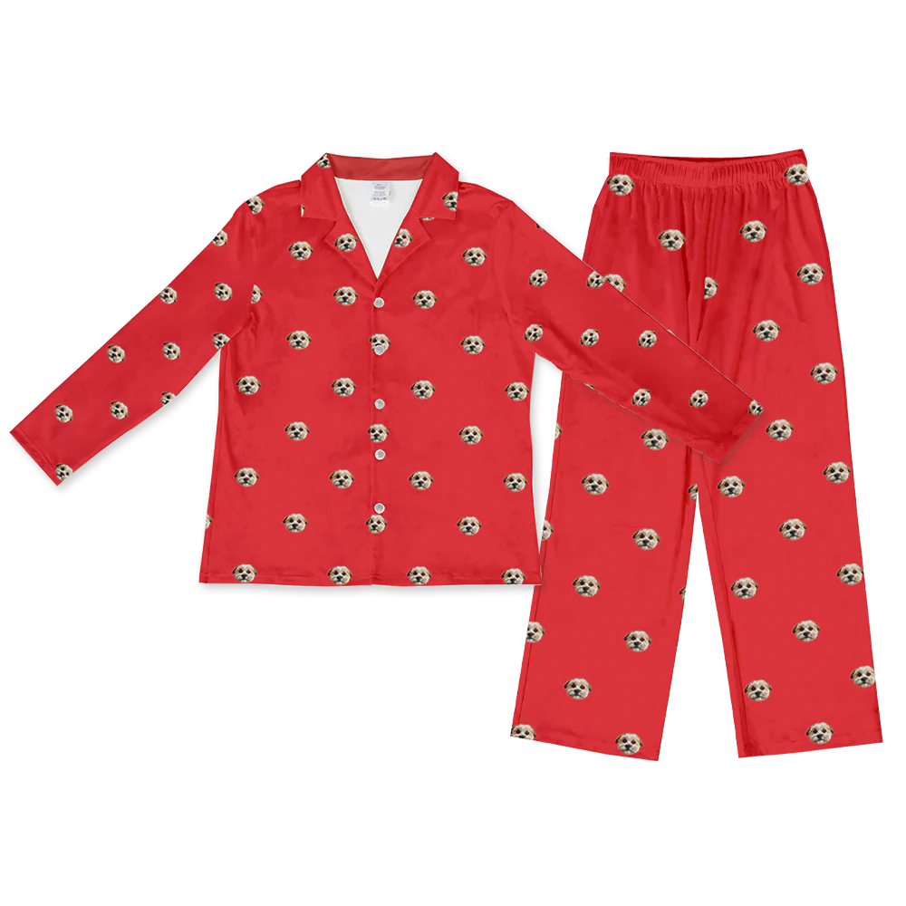 Men's Custom Pet Face Pajamas - Image 83