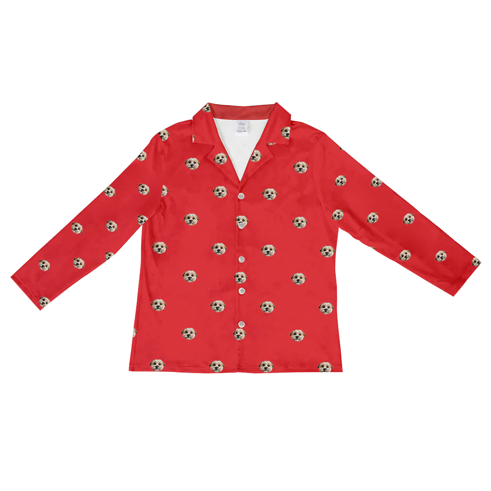 Men's Custom Pet Face Pajamas - Image 84
