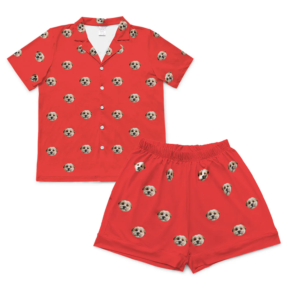 Men's Custom Pet Face Pajamas - Image 86