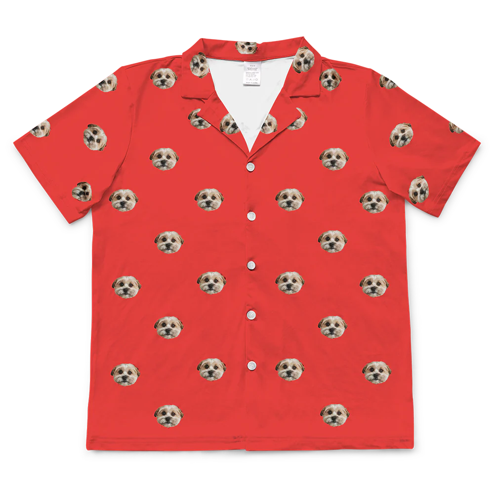 Men's Custom Pet Face Pajamas - Image 87