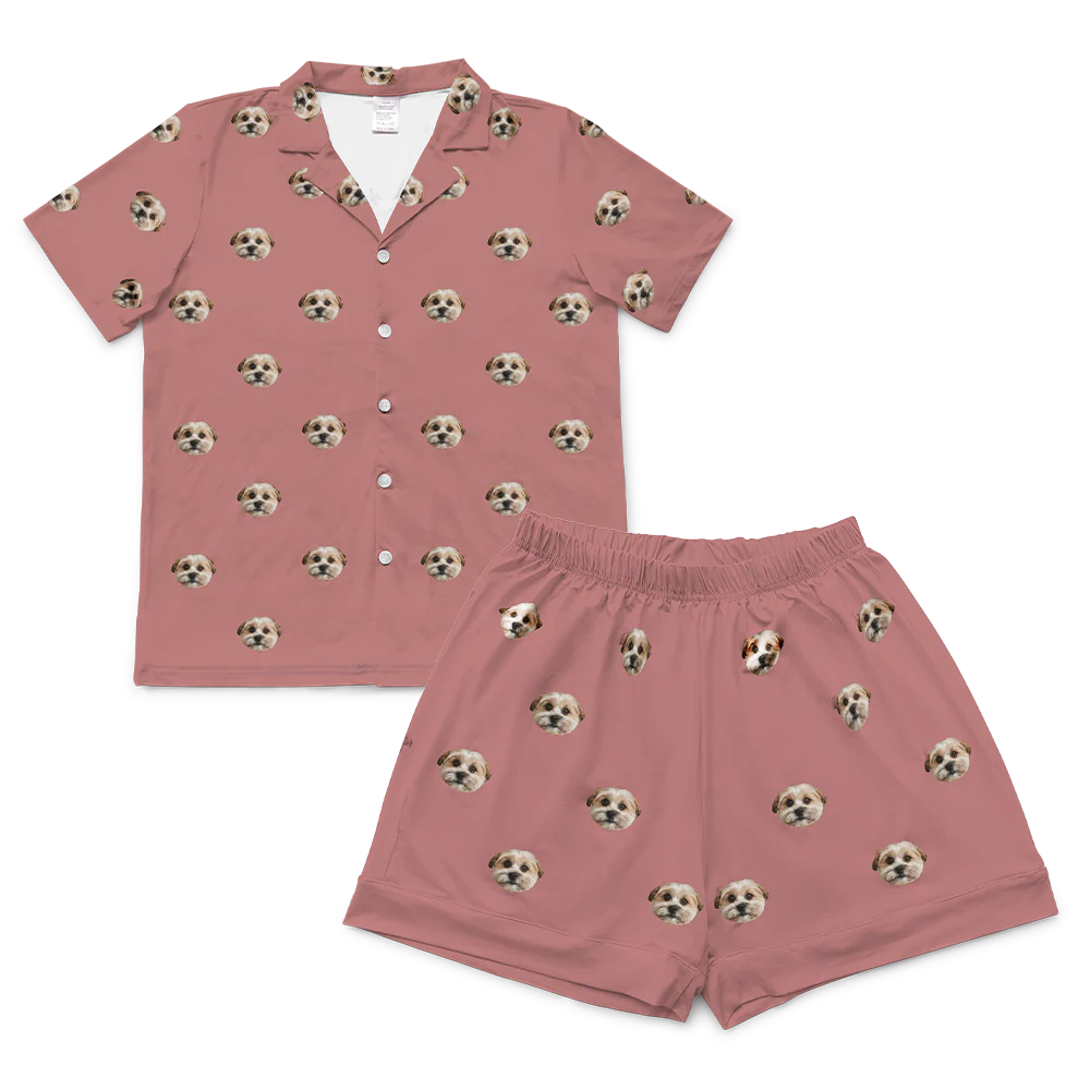 Men's Custom Pet Face Pajamas - Image 90