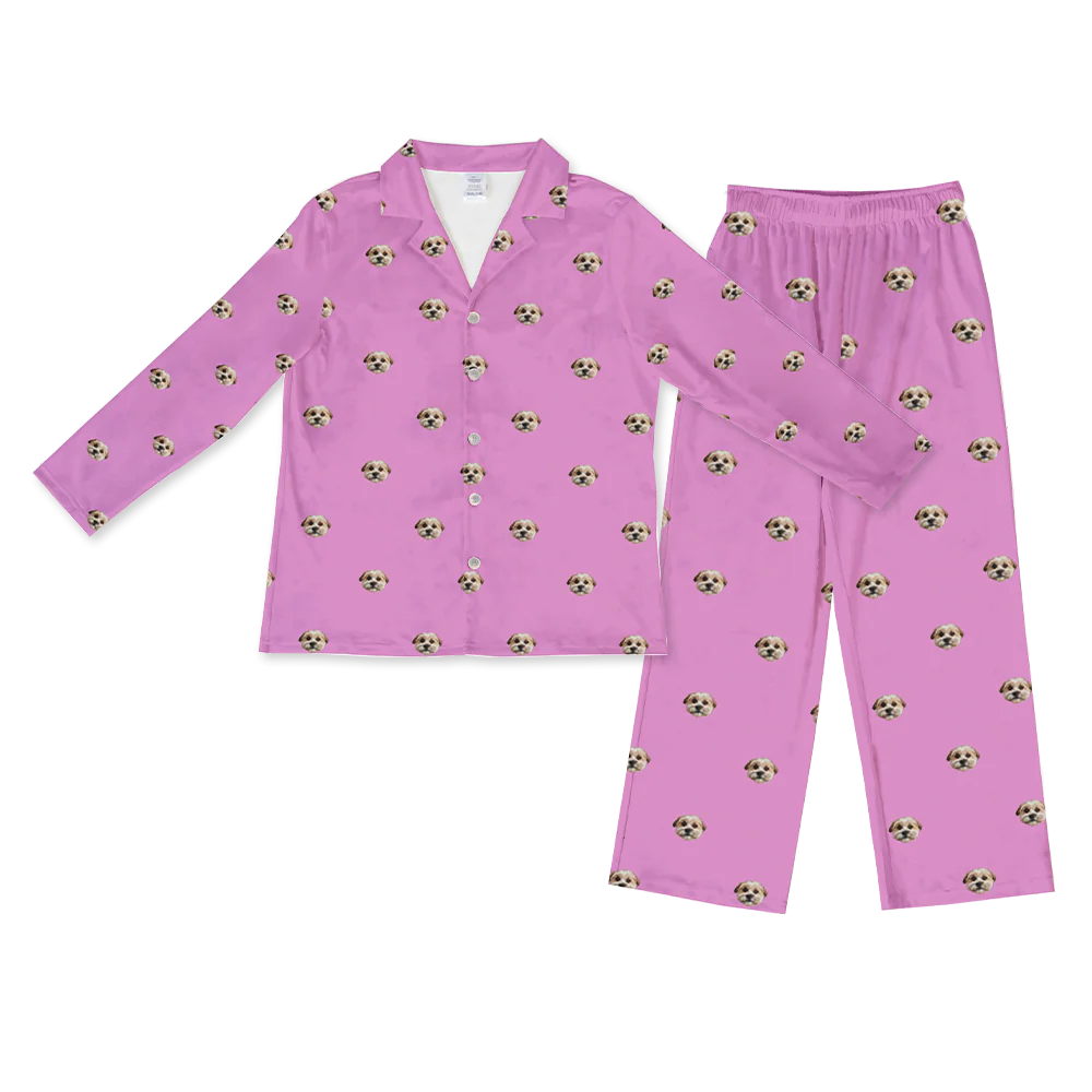 Men's Custom Pet Face Pajamas - Image 95