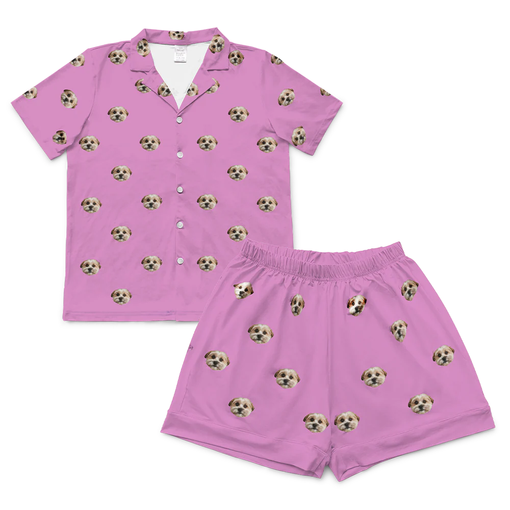 Men's Custom Pet Face Pajamas - Image 96